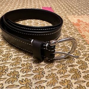 Riding sport buffalo leather belt